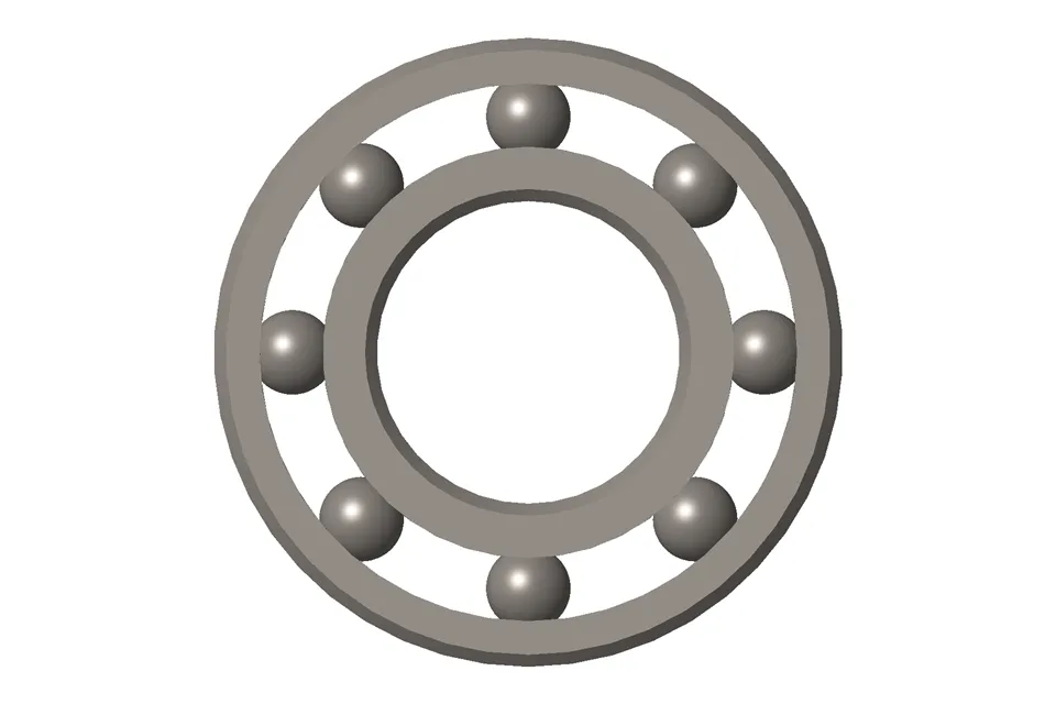 4095423 Gilus griovelio rutulinių guolių guolis